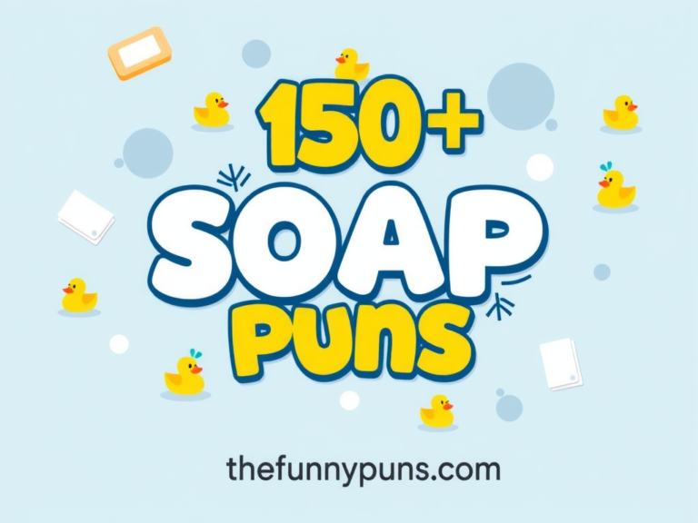 Soap Puns: Lathering Up Laughs and Clean Comedy!