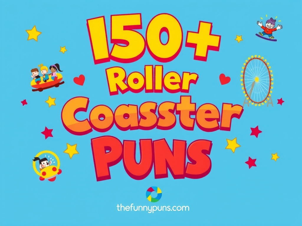 Roller Coaster Puns: Hilarious Twists and Turns for Fun Rides