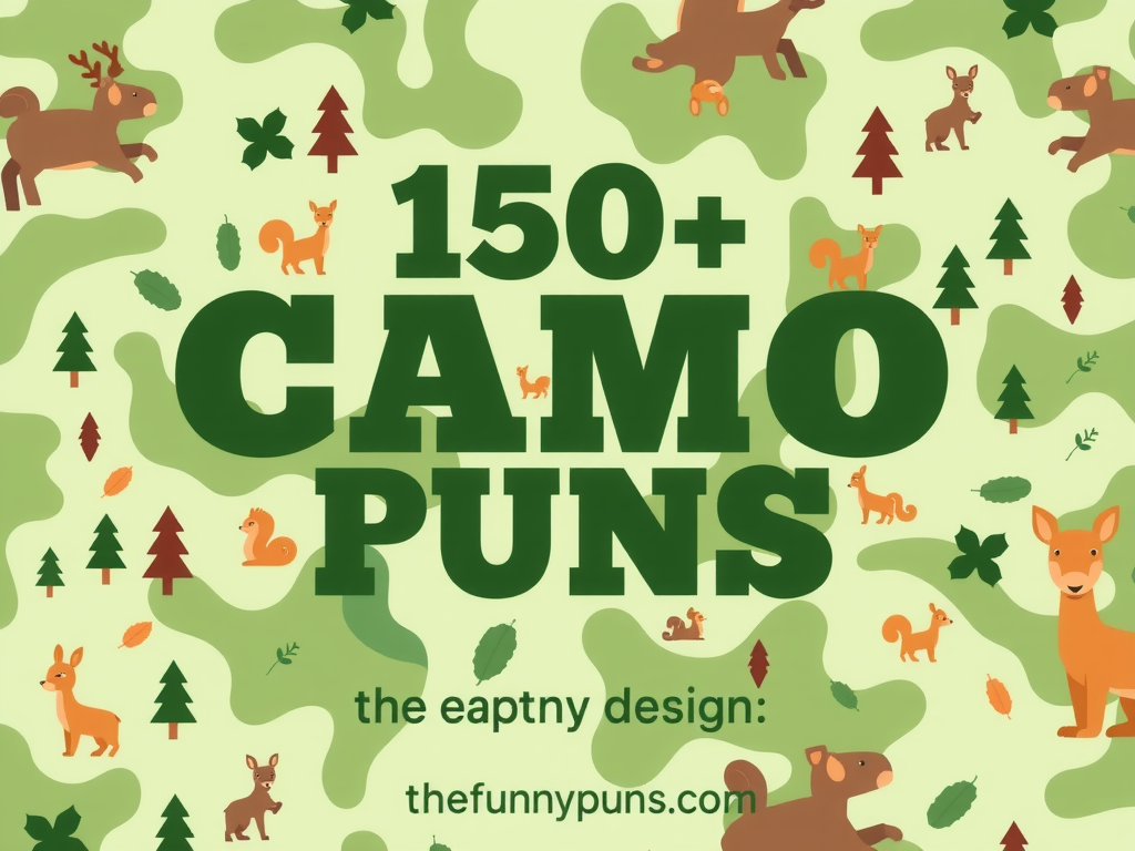 Camo Puns: Blending Humor into Your Day!