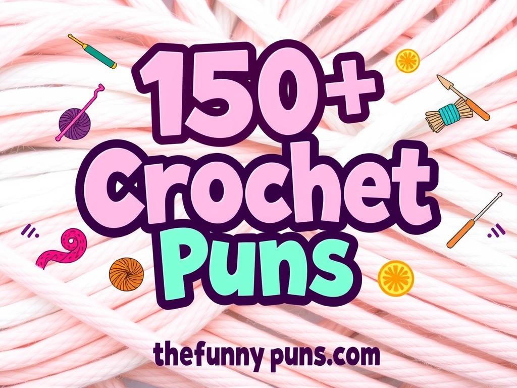 Crochet Puns: Stitch Your Way to Laughs and Crafts