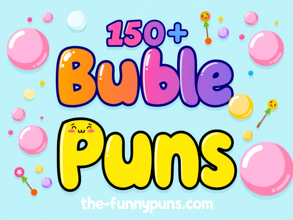 Bubble Puns: Bursting with Laughter & Levity!