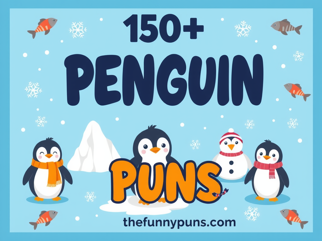 Penguin Puns: Chill Out with Frosty Laughs!