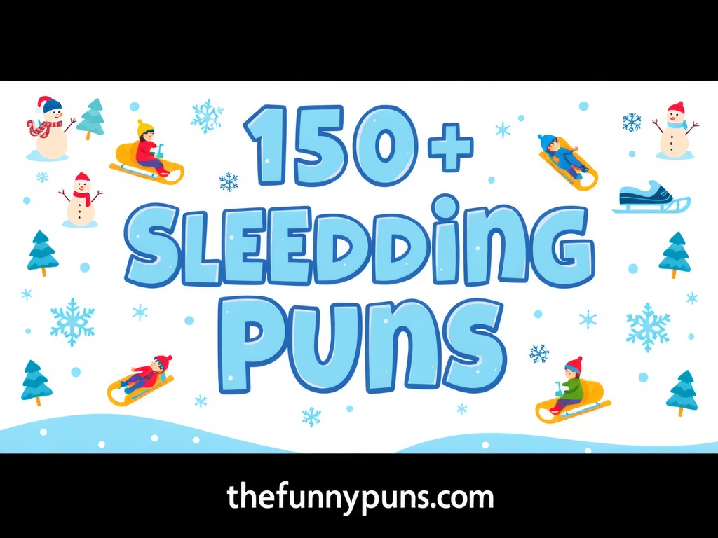 Sledding Puns: Slide into Giggles on the Slopes!