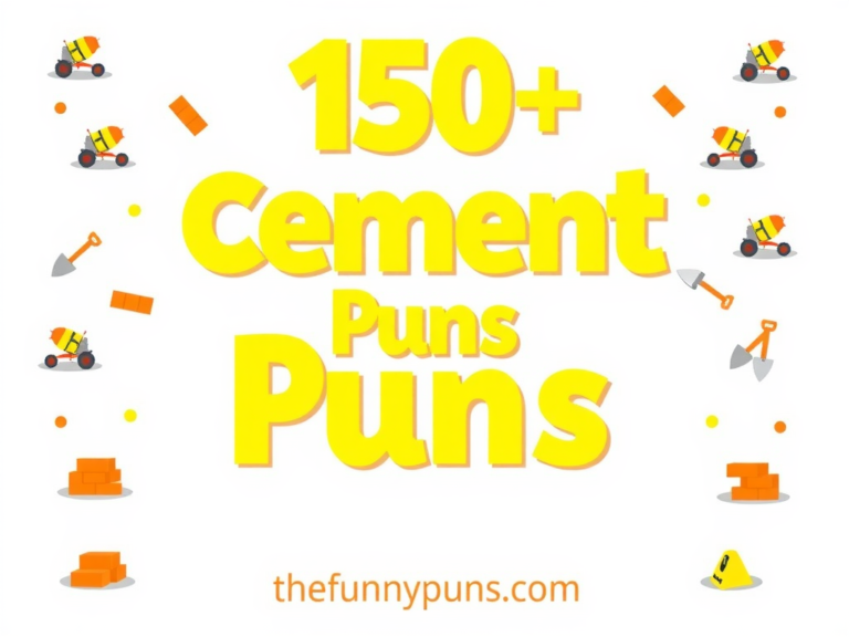 Cement Puns: Hardening Your Day with Laughter!