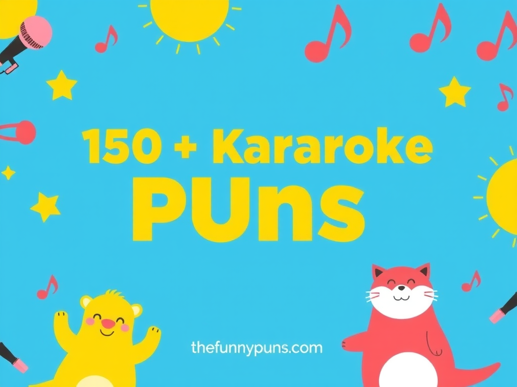 Karaoke Puns: Sing Your Heart Out with Laughter!