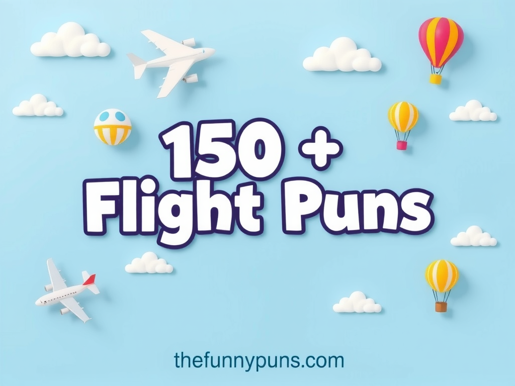 Flight Puns: Elevate Your Humor to Sky-High Laughs!