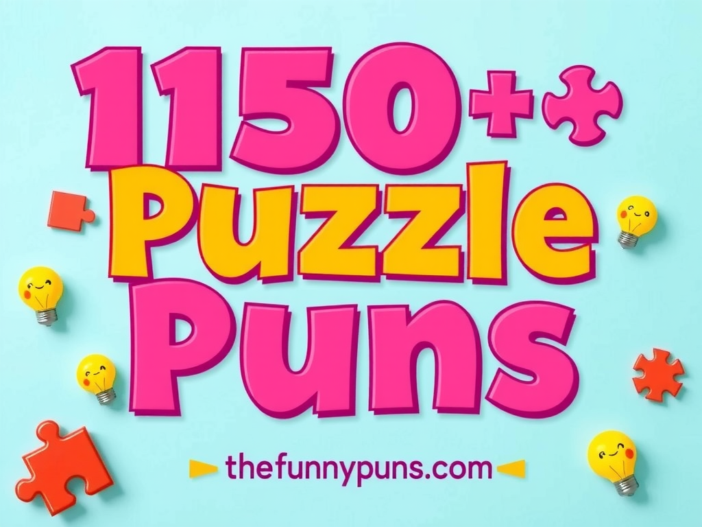 Puzzle Puns: Piece Together Laughs & Brain Teasers!