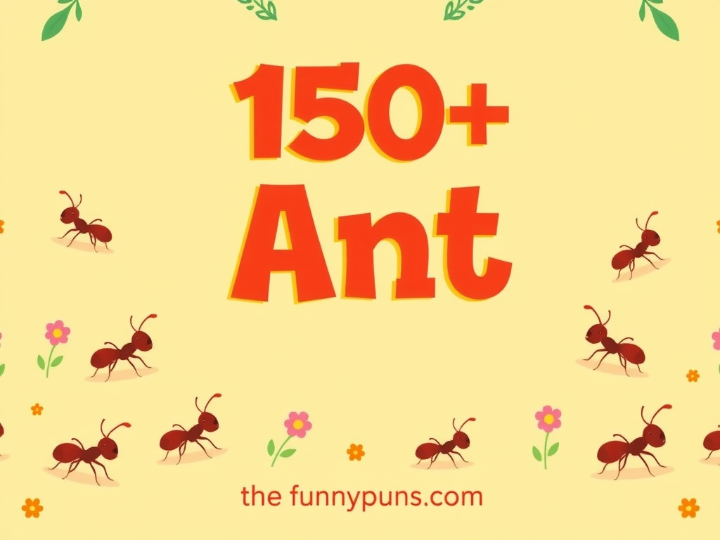 Ant Puns: Hilarious Ant-ics for Bug Lovers