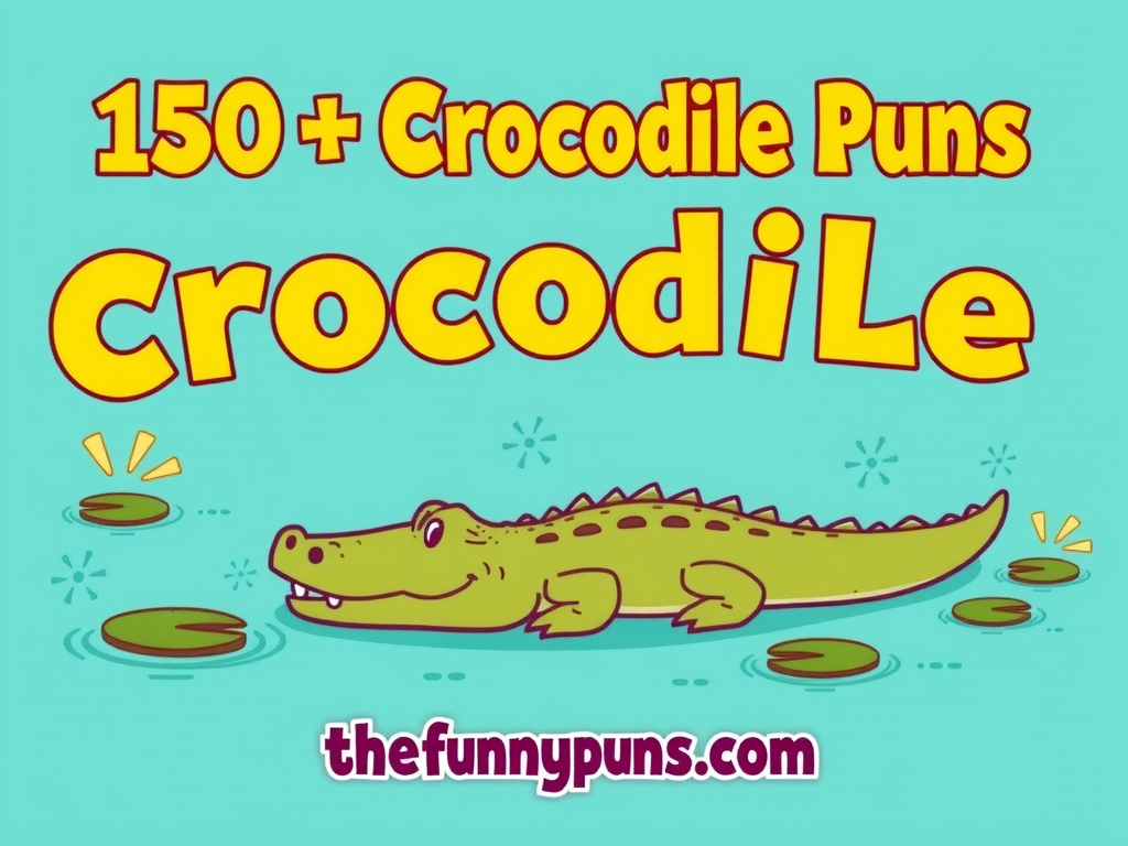 Crocodile Puns: Snappy Humor to Make You Smile!