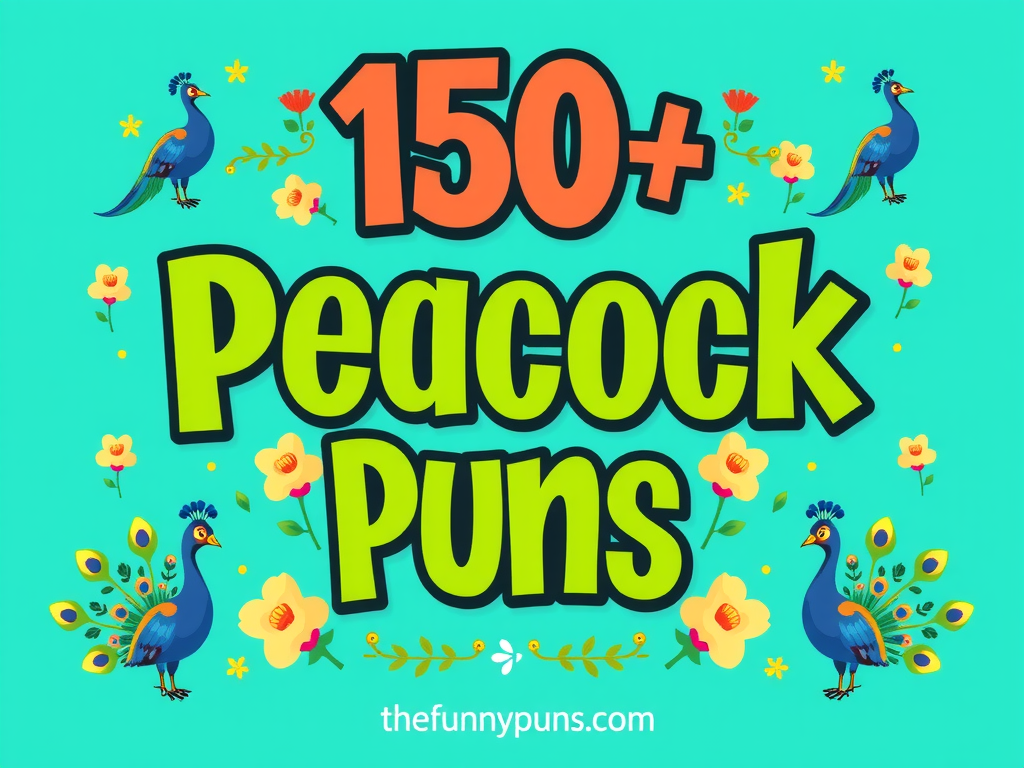 Peacock Puns: Strut into Laughter with Feathery Fun!