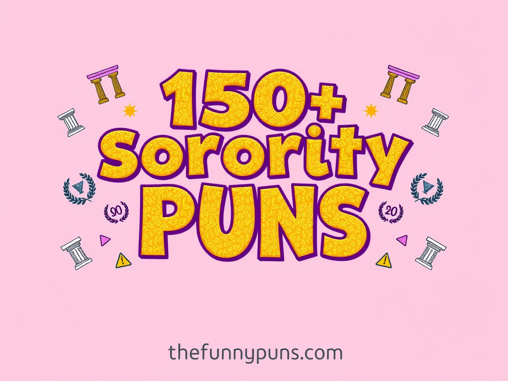 Sorority Puns: Greek Life Laughs to Share & Cherish!