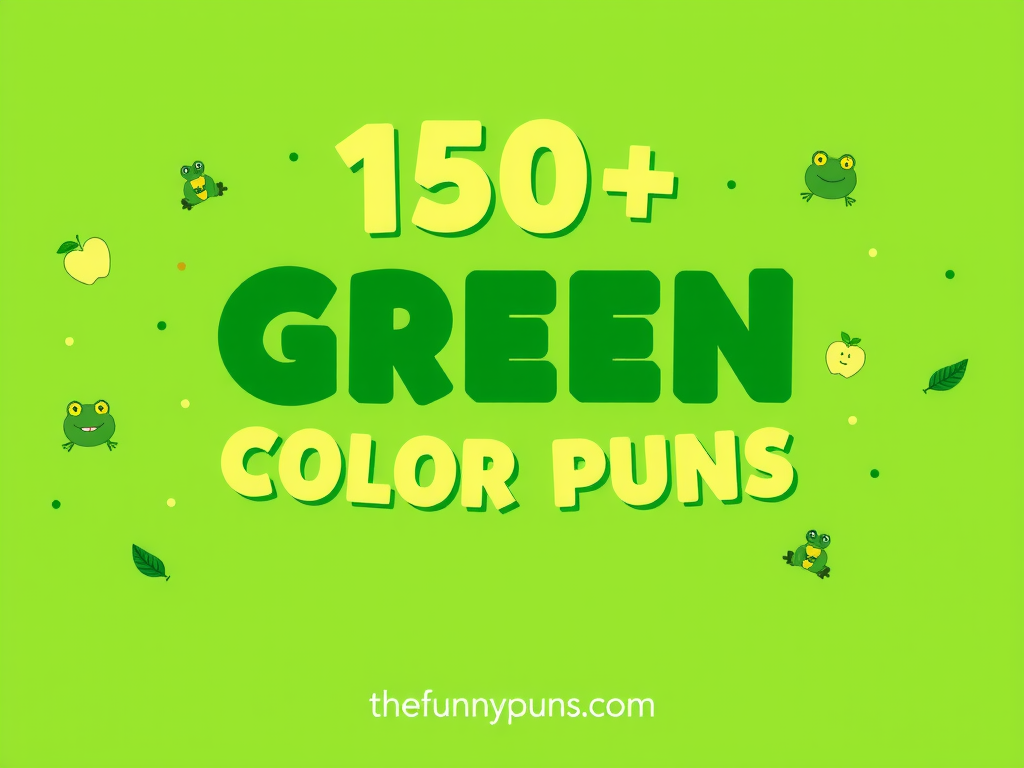 Green Color Puns: A Hilarious Hue of Humor!