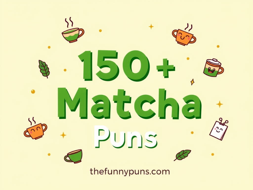 Matcha Puns: Steeped in Humor & Whisked to Perfection