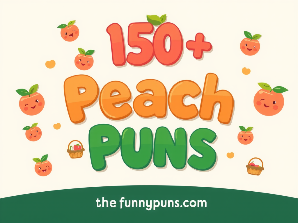 Peach Jokes & Puns: A Barrel of Laughs and Fruity Fun