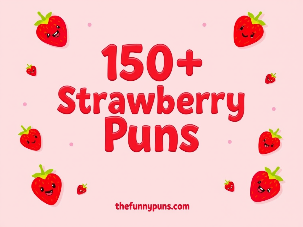 Strawberry Puns: Berries of Laughter for Foodie Fun