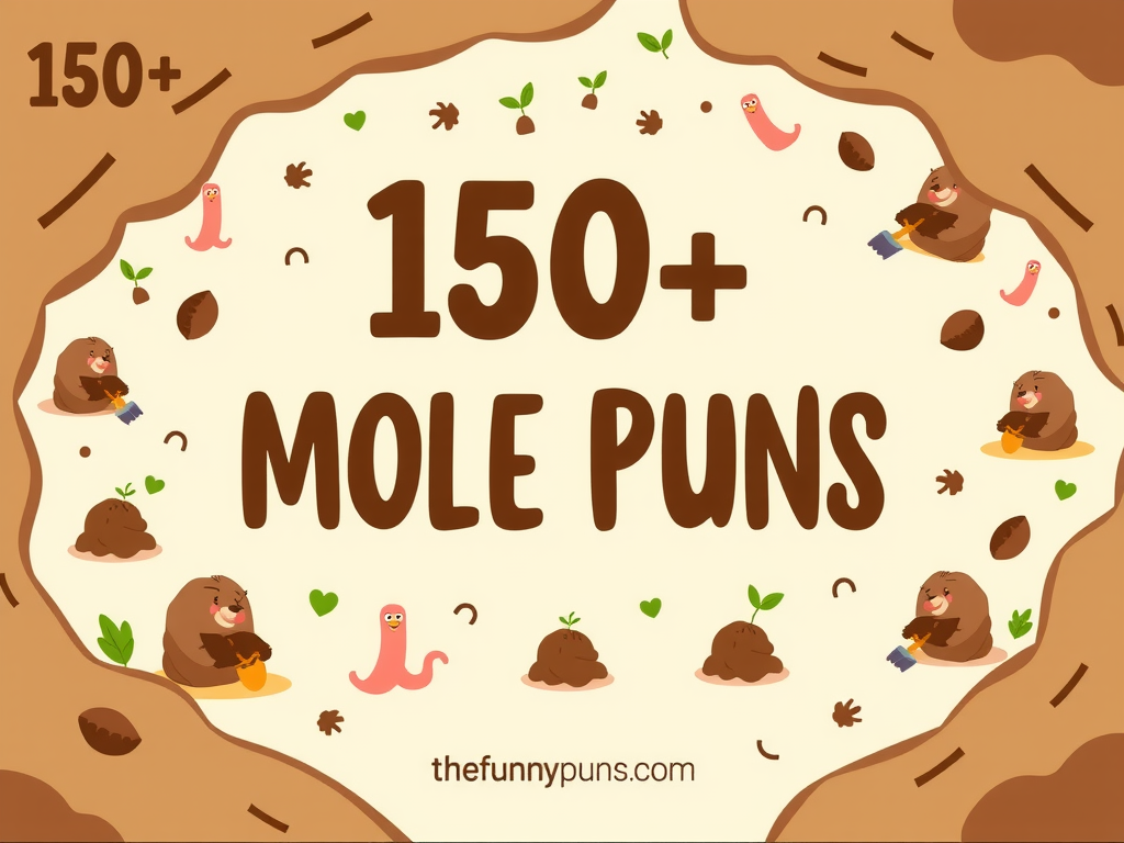 Mole Puns And Jokes: Giggle with Groundbreaking Humor