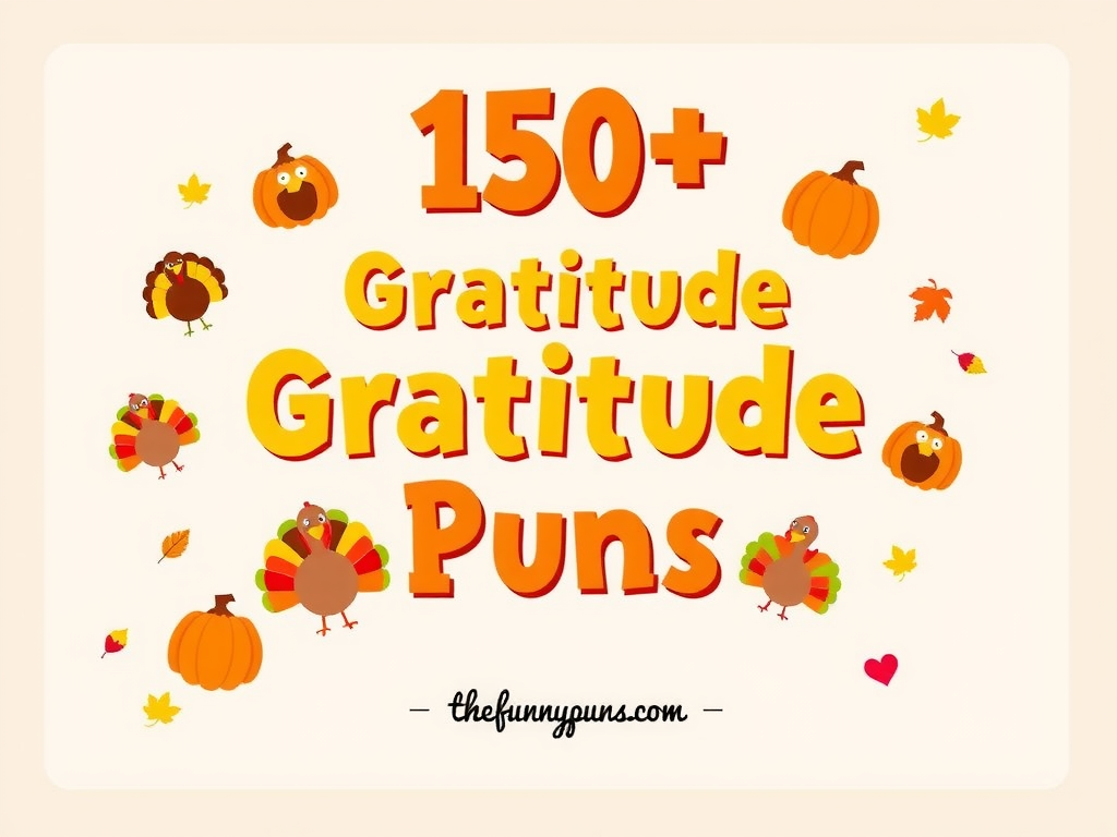 Gratitude Jokes & Puns: Chuckles for Thankful Hearts