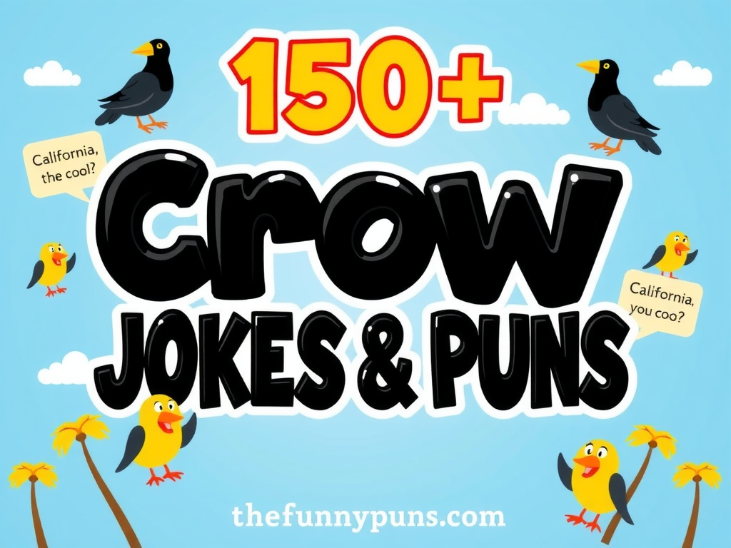 Crow Jokes & Puns: Caw-lifornia’s Funniest Collection