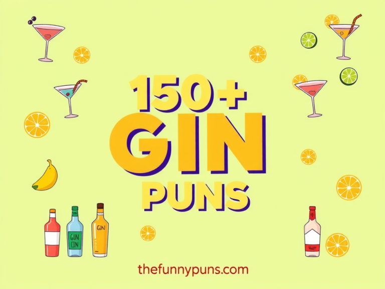 Gin Puns: Shake Up Your Humor with a Twist of Wit